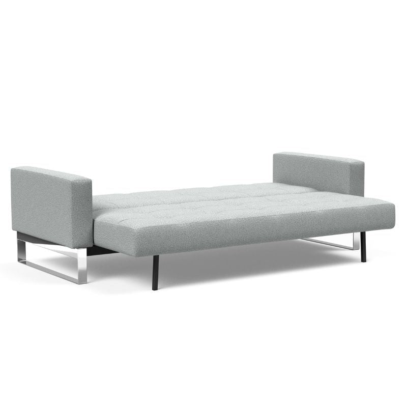 Innovation Living | Cassius Chrome Quilt Deluxe Full Sofa Bed - Innovation Living - 95-748082004538-0-2