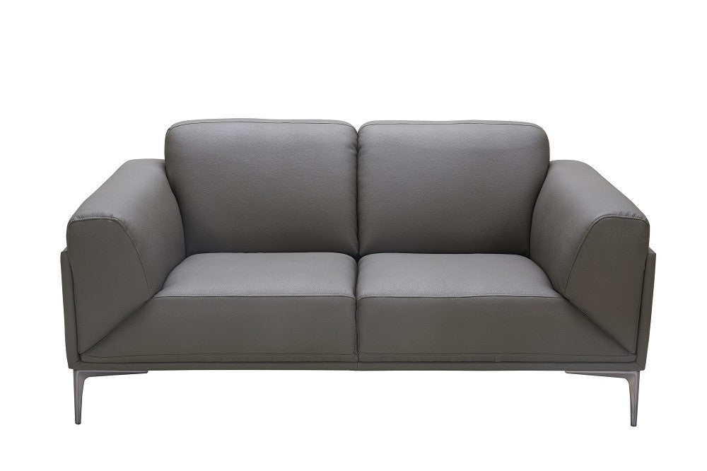 J&M King Grey Leather 4PC Living Room Set 182501 - J&M Furniture - 18250-L