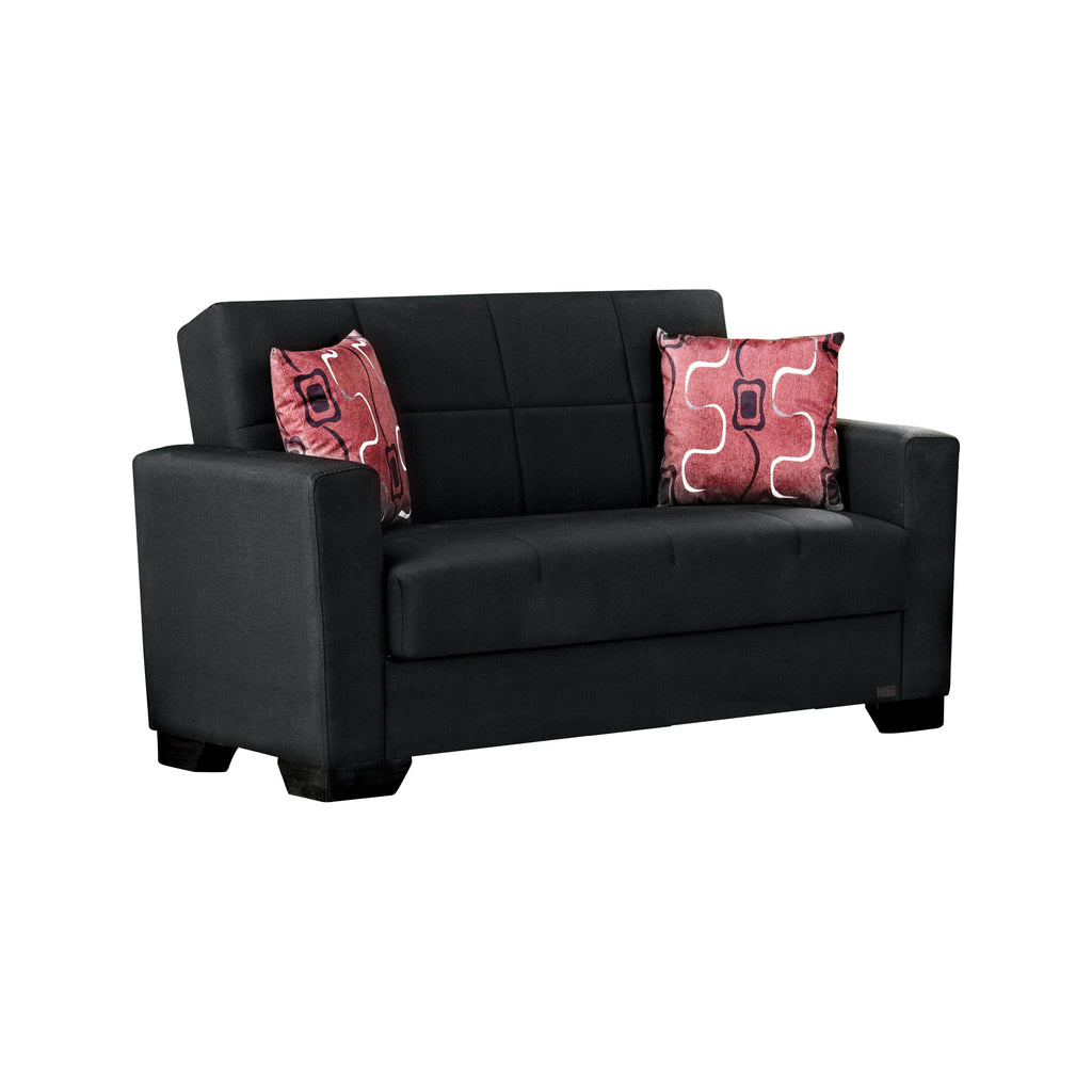 Empire USA VERMONT BLACK Loveseat Sofa Bed