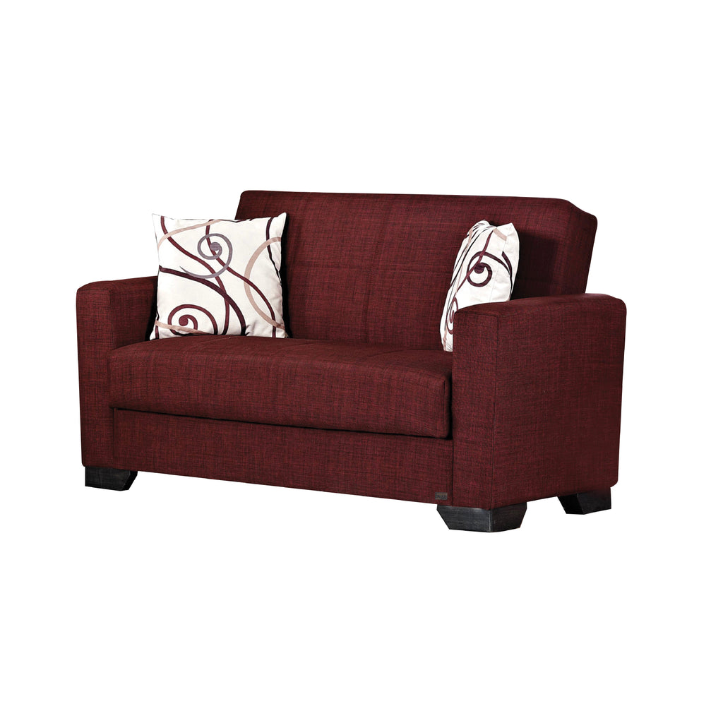 Vermont Burgundy Loveseat Empire USA