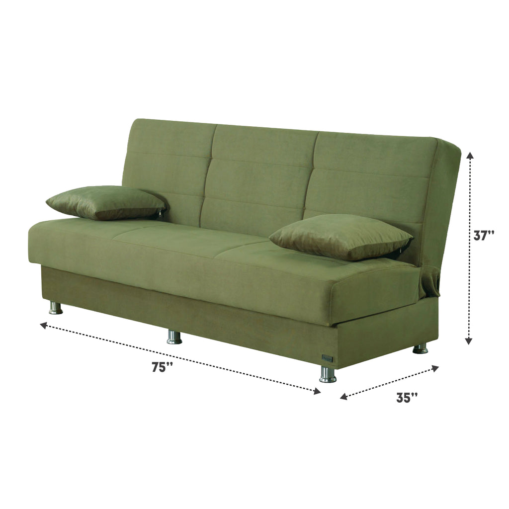 Atlantla Green Sofa Bed