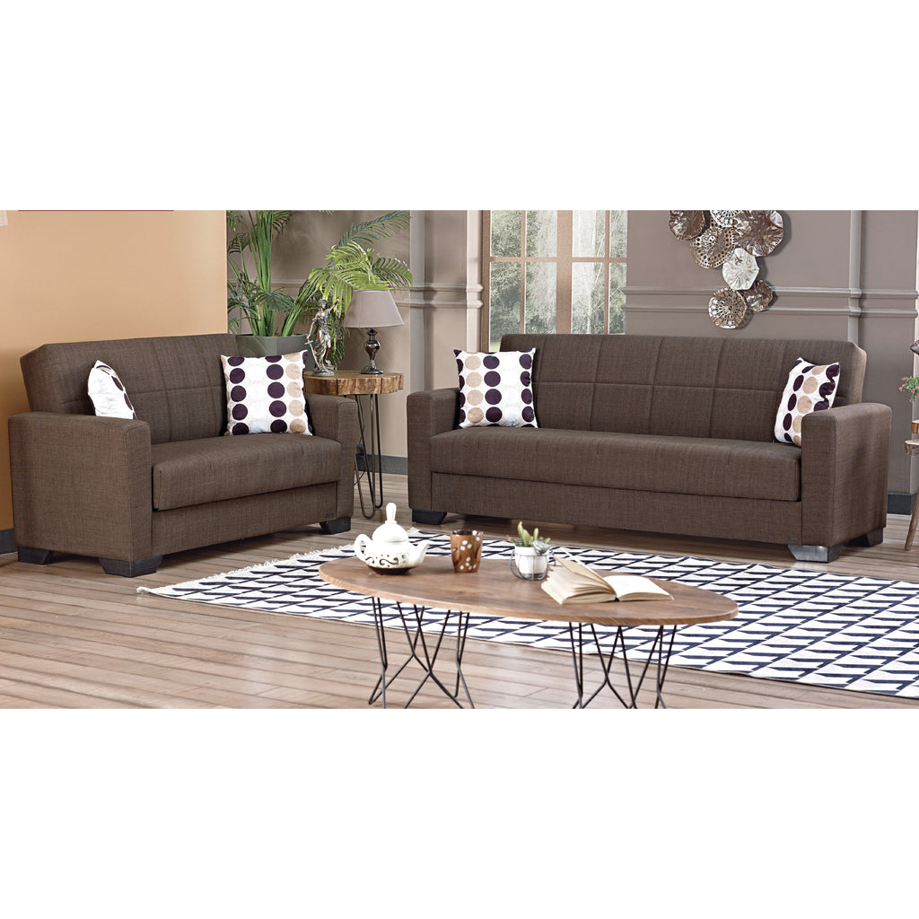 Empire USA Vermont Brown Sofa Set