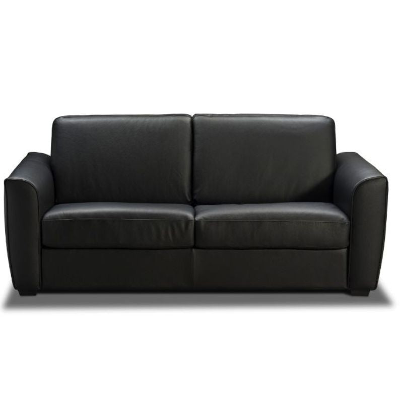 J&M Ventura Black Leather Pull Out Sofa Bed 18232 - J&M Furniture - 18232