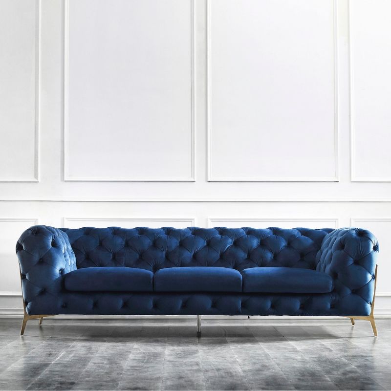 J&M Glamour Blue Living Room Set 17182 - J&M Furniture - 17182-S