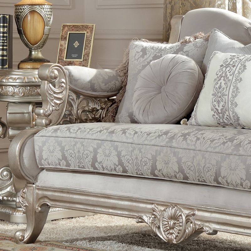 HD-2662 Metallic Silver Homey Design Sofa - Homey Design - HD-S2662