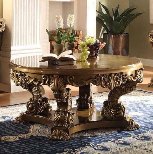 HD-8008 Victorian Style 3PC Coffee Table Living Room Set Homey Design - Homey Design - HD-C8008