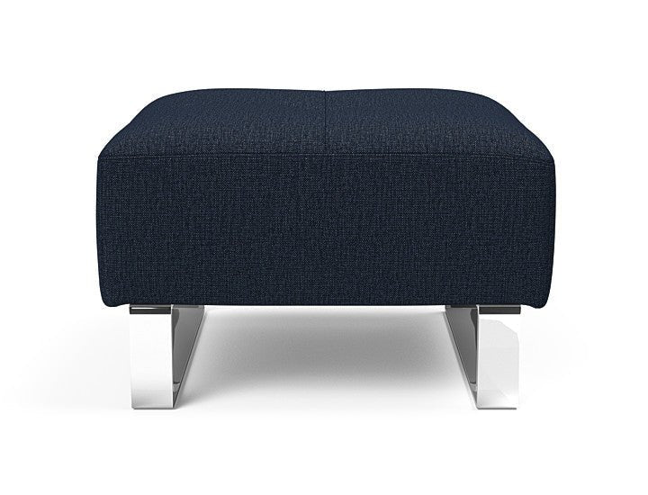 Innovation Living | Supremax Cassius Chrome Ottoman - Innovation Living - 95-748251528-0