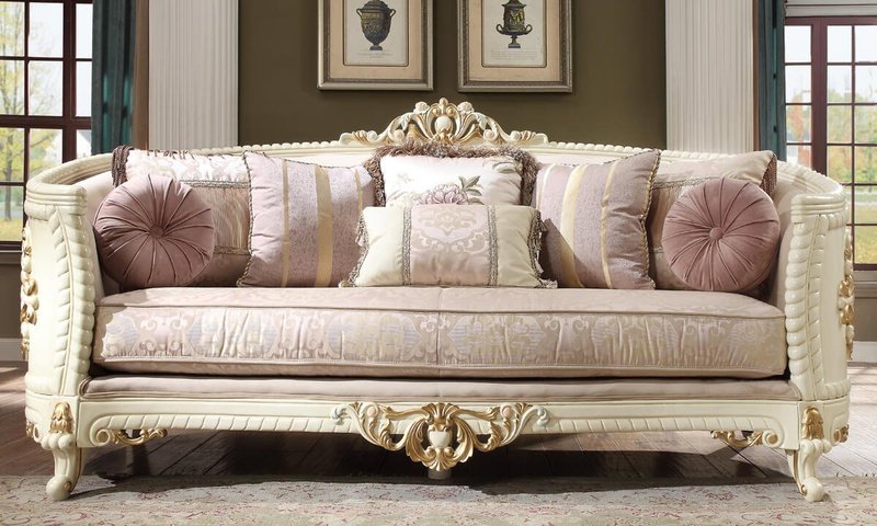 HD-2011 Newberry Cream Floral Homey Design Sofa - Homey Design - HD-S2011