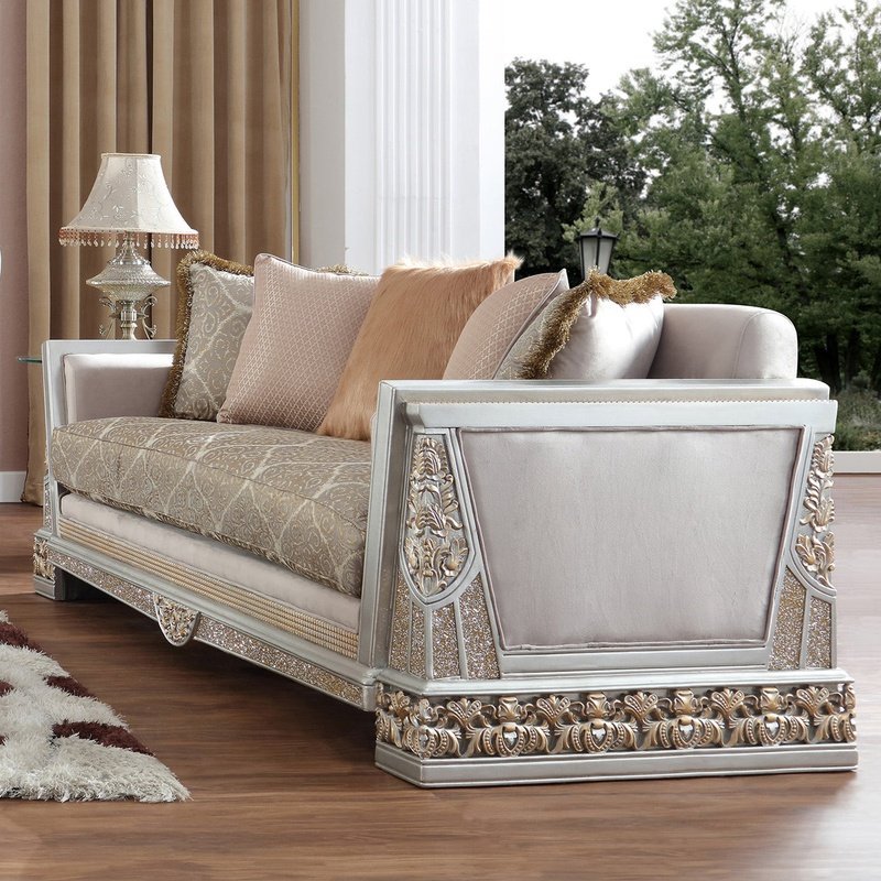 HD-6034 Victorian-Style 3PC Sofa Set | Homey Design - Homey Design - HD-S6034