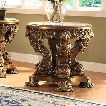 HD-8008 Victorian Style 3PC Coffee Table Living Room Set Homey Design - Homey Design - HD-E8008