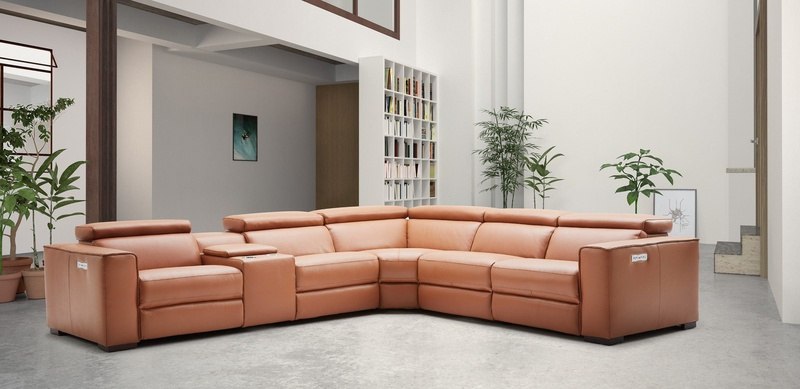 J&M Carmel Picasso Motion Reclining Sectional - J&M Furniture - 18865-C